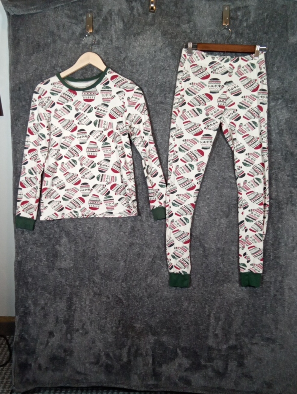 Burt's Bees Baby Womens Set Pajamas All Over Print Mittens Organic Cozy Sz Small - Picture 3 of 10